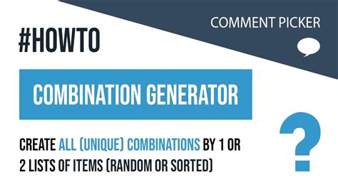 all possible word combinations generator.